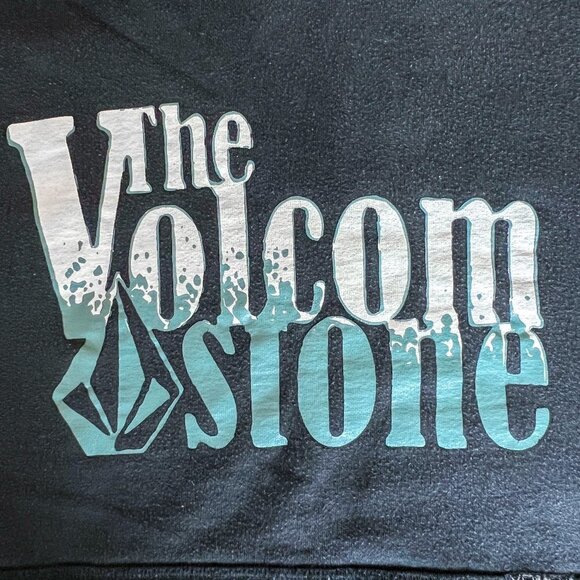 Men's Volcom Stone Graphic Sweatshirt | Hooded | Pull Over | Black | Size Small - Picture 5 of 9